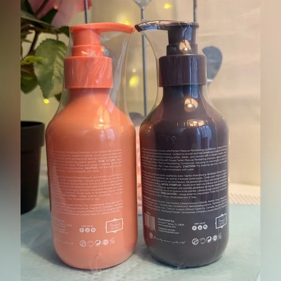 Royale Hair Rescue Perfect Rescue Shampoo & Conditioner Set - Peach & Deep Plum - Picture 2 of 2